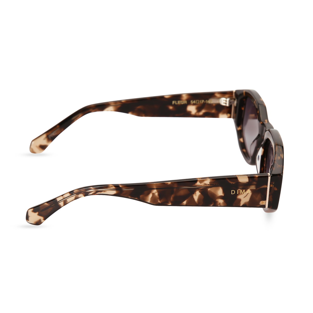 dima sunglass fleur blonde tortoise frame grey gradien lens 3