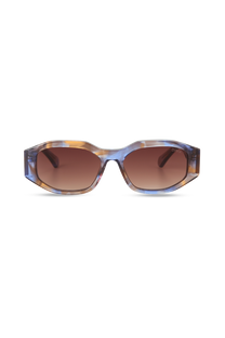 dima sunglass fleur crystal blue tortoise Frame brown gradient lens 1