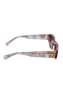 dima sunglass fleur crystal blue tortoise Frame brown gradient lens 3