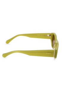 dima sunglass fleur milky olive frame brown lens 3