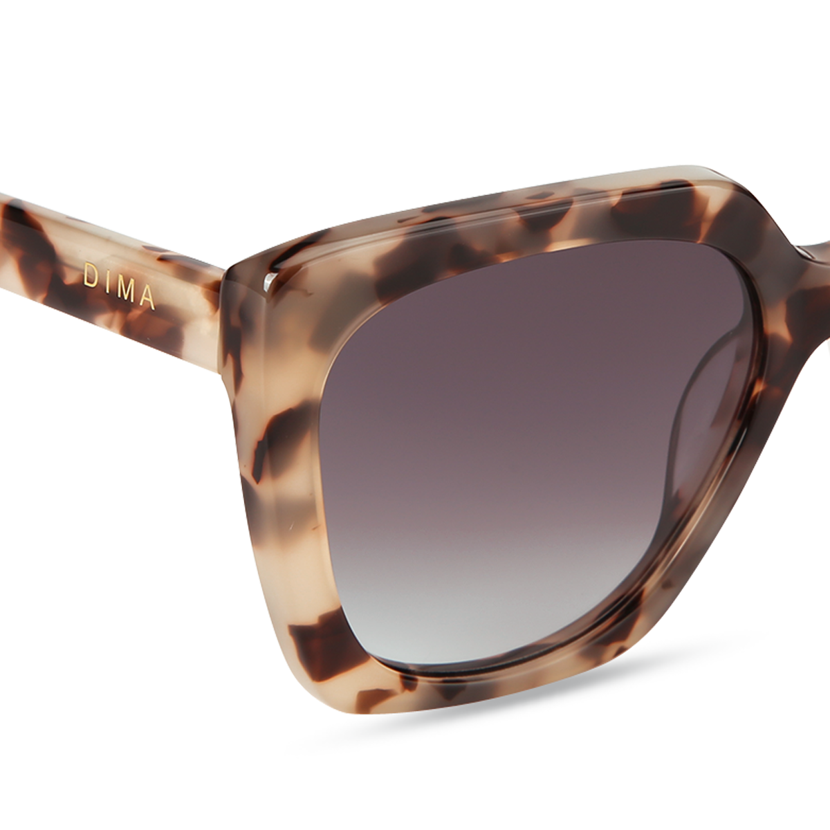 dima sunglass gina cream tortoise frame grey gradient lens 4
