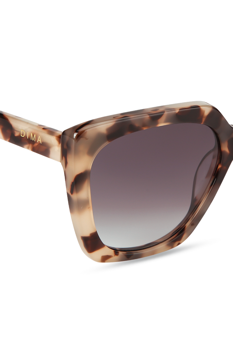 dima sunglass gina cream tortoise frame grey gradient lens 4