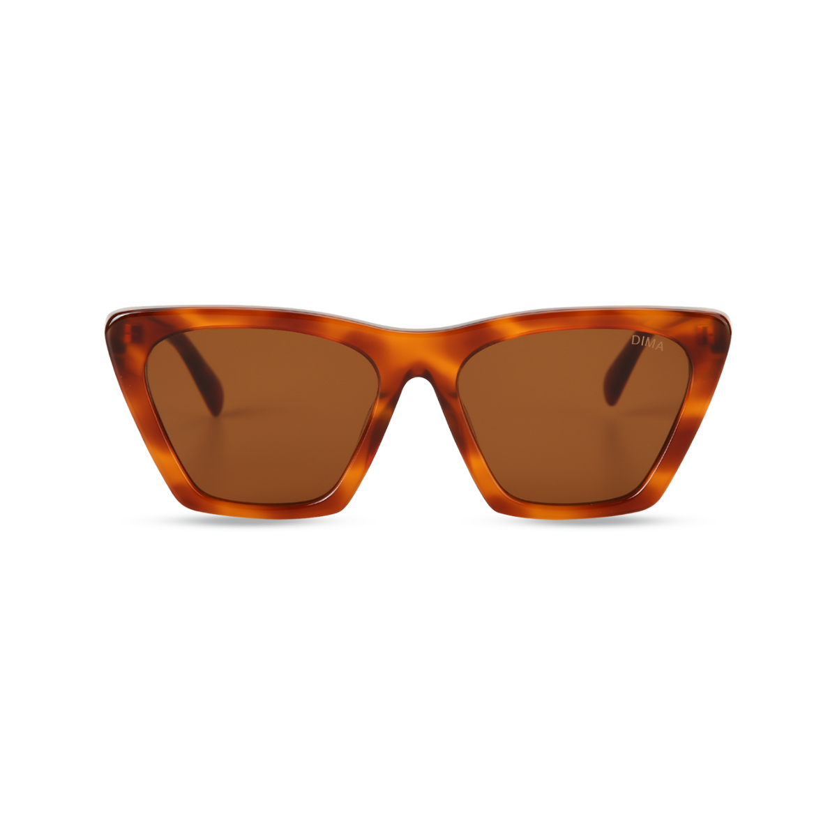 dima sunglass gleam amber tortoise frame brown lens 1
