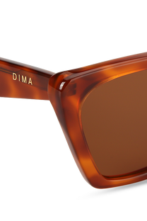 dima sunglass gleam amber tortoise frame brown lens 4