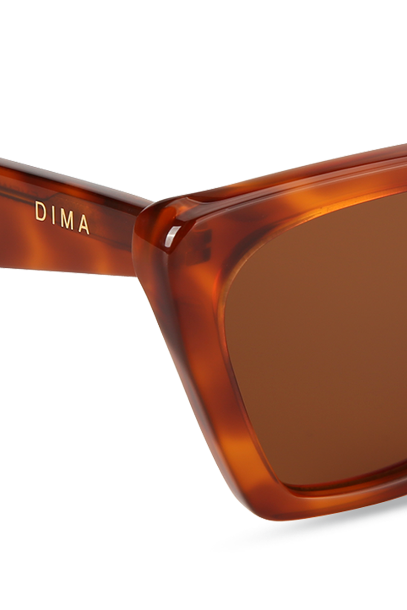 dima sunglass gleam amber tortoise frame brown lens 4