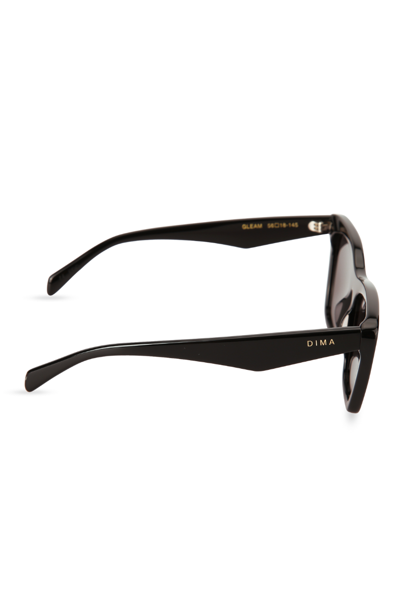 dima sunglass gleam black frame grey lens 3