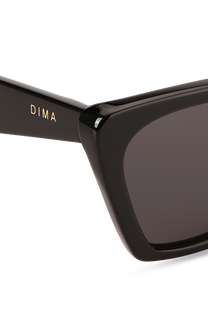 dima sunglass gleam black frame grey lens 4