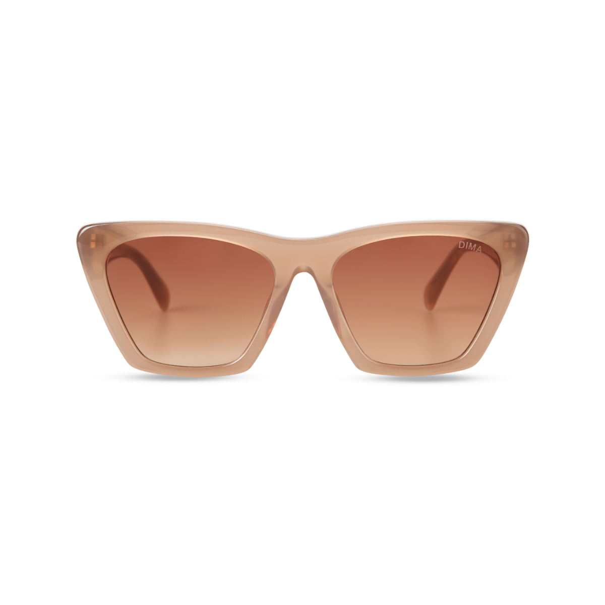 dima sunglass gleam milky brown reddish frame brown gradient lens 1