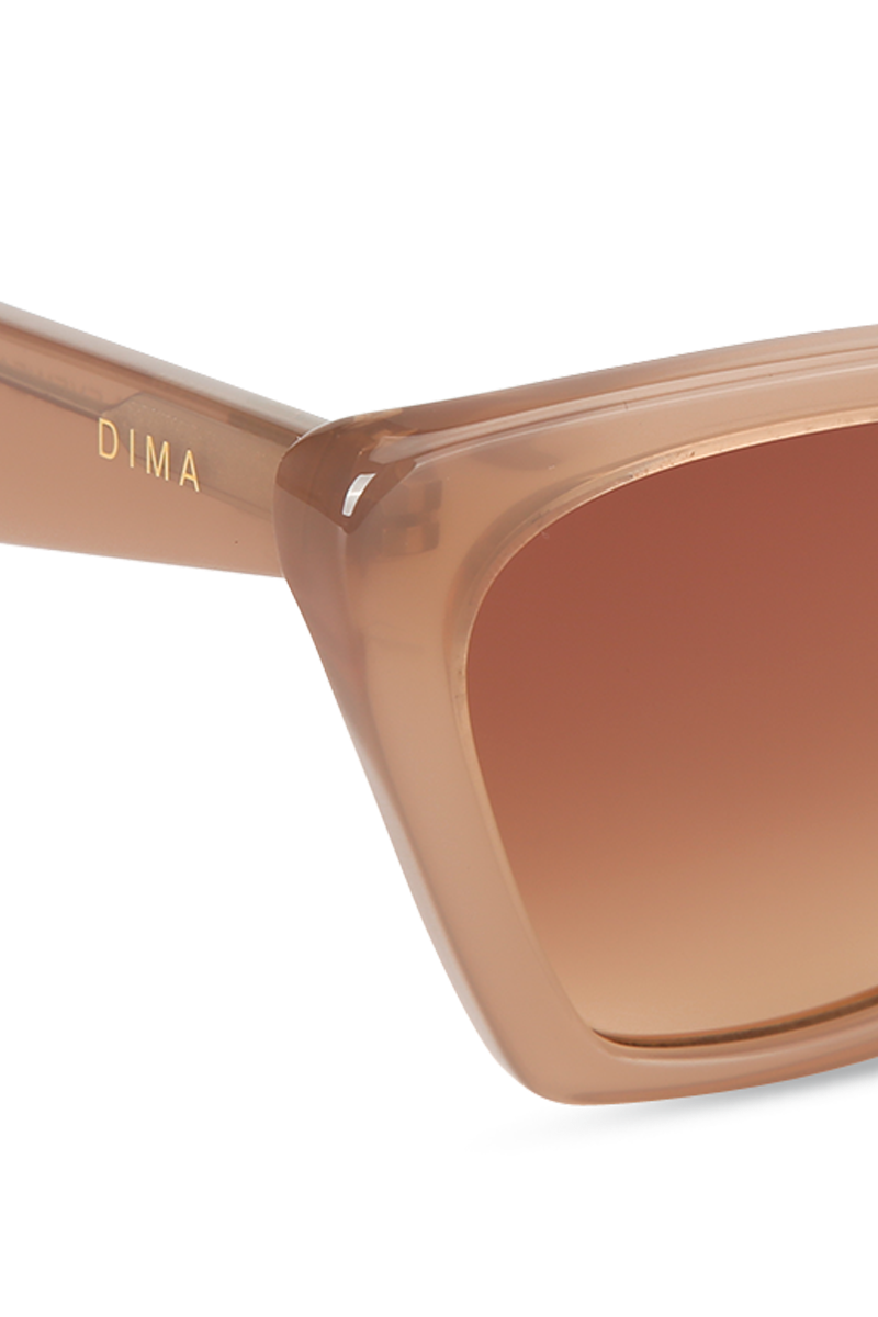 dima sunglass gleam milky brown reddish frame brown gradient lens 4