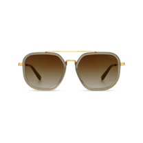 dima sunglass halle gold brown frame brown gradient lens 1