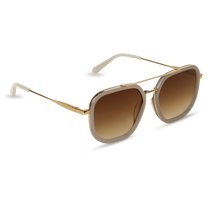 dima sunglass halle gold brown frame brown gradient lens 2