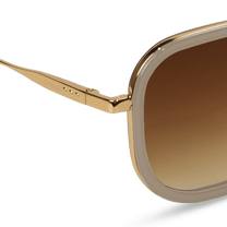 dima sunglass halle gold brown frame brown gradient lens 4