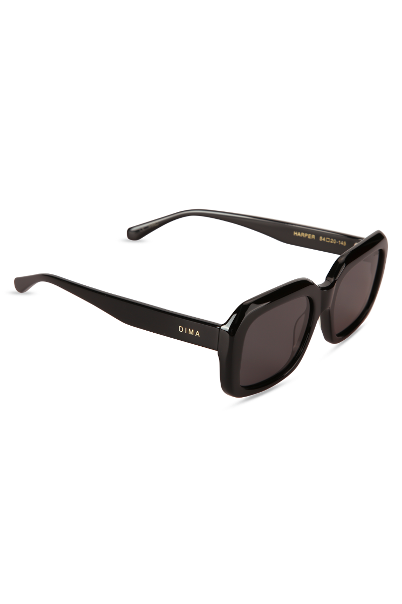 dima sunglass harper black frame grey lens 2