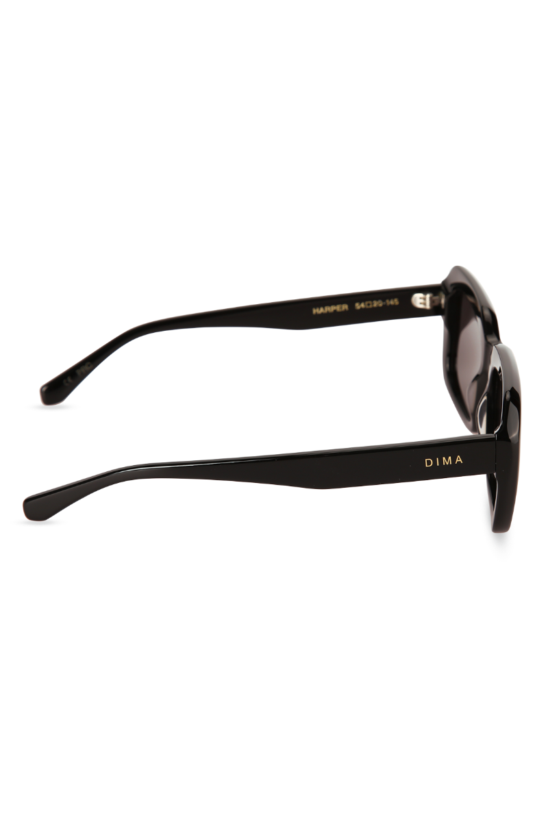 dima sunglass harper black frame grey lens 3