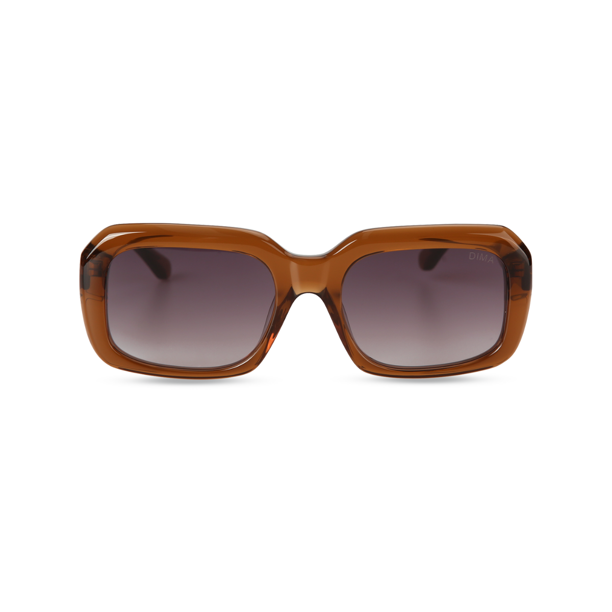 dima sunglass harper crystal brown frame grey gradient lens 1