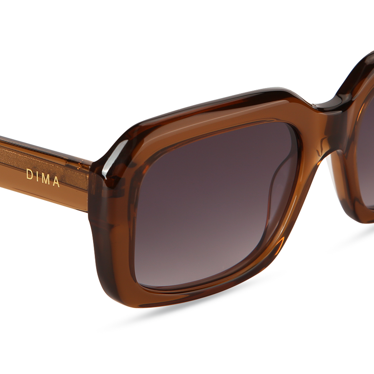 dima sunglass harper crystal brown frame grey gradient lens 4