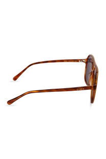 dima sunglass kiki amber tortoise frame vintage blue lens 3