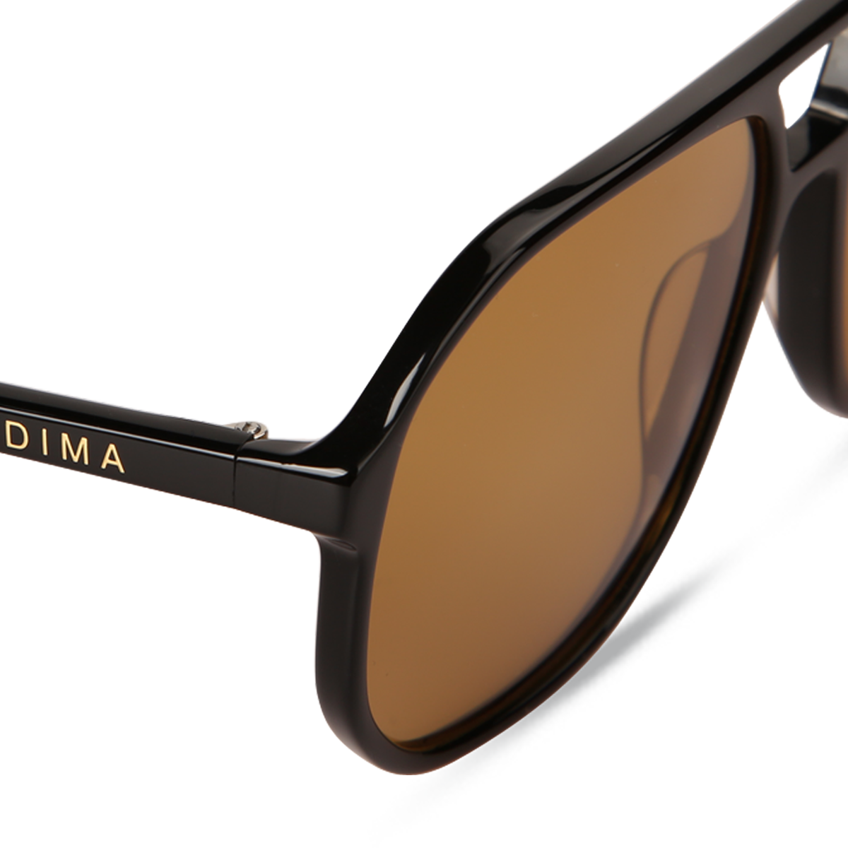 dima sunglass kiki black frame brown lens 4