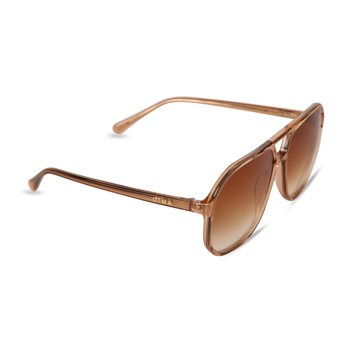 dima sunglass kiki crystal brown frame brown gradient lens 2