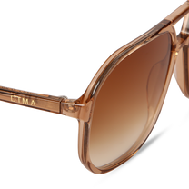 dima sunglass kiki crystal brown frame brown gradient lens 4