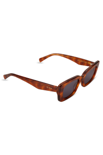 dima sunglass lola amber tortoise frame dark blue lens 2