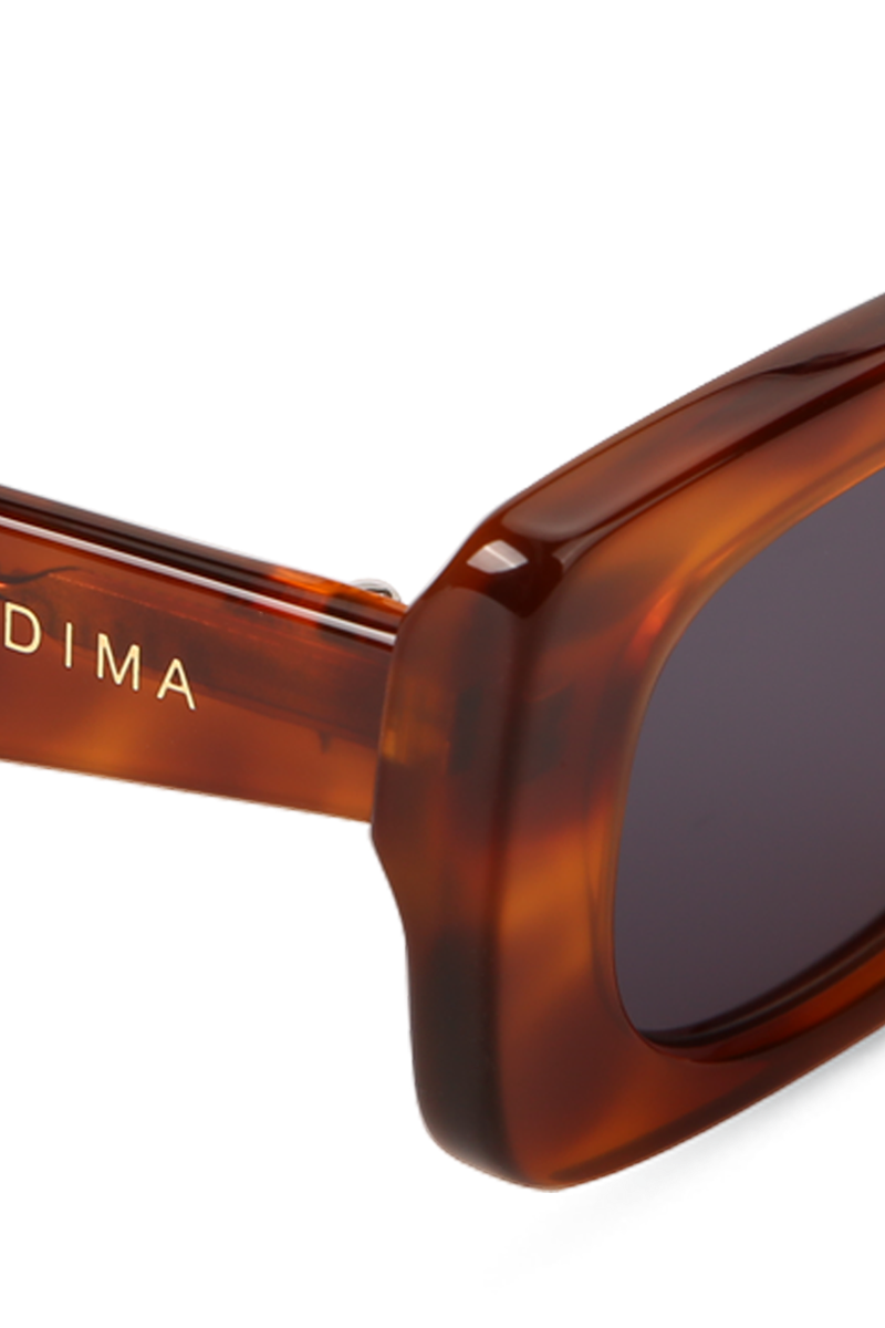 dima sunglass lola amber tortoise frame dark blue lens 4