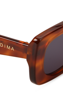 dima sunglass lola amber tortoise frame dark blue lens 4