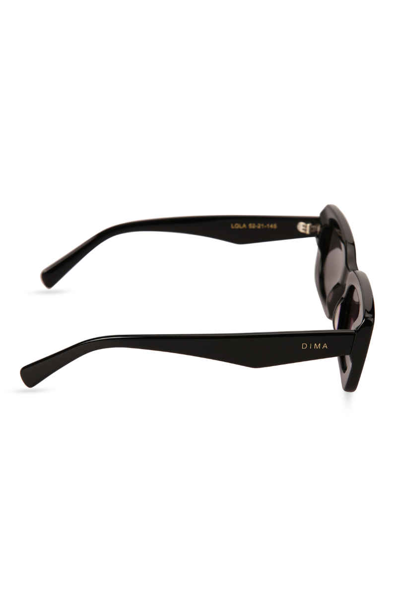 dima sunglass lola black frame grey lens 3