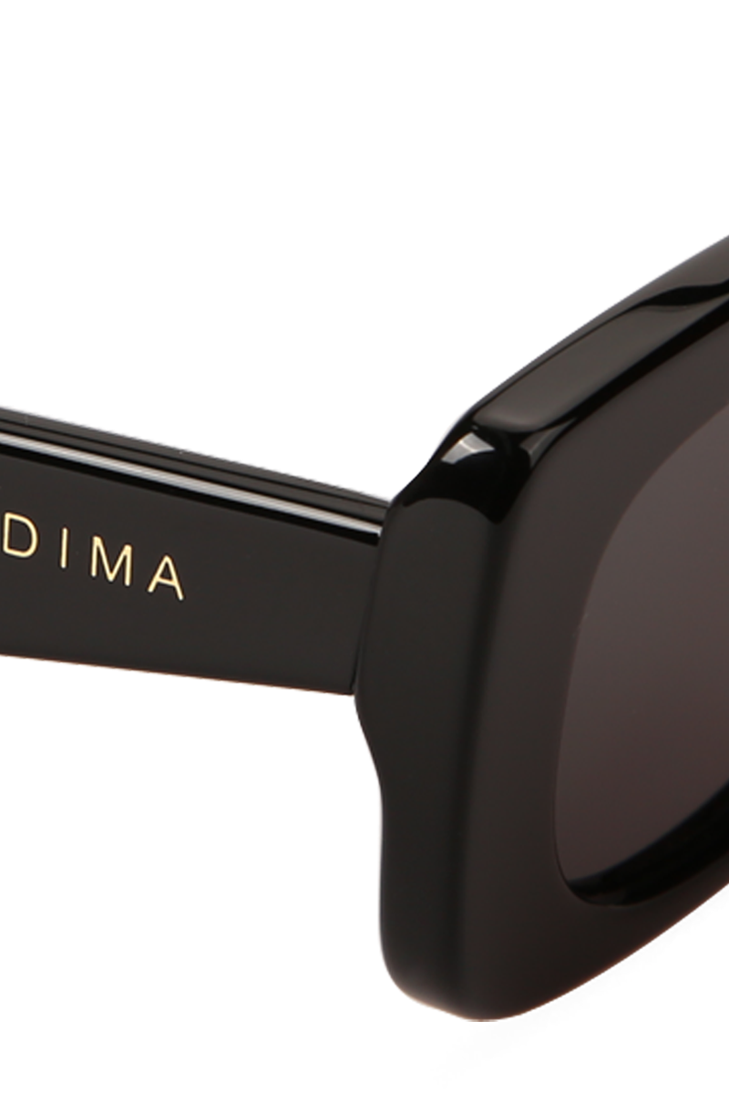 dima sunglass lola black frame grey lens 4