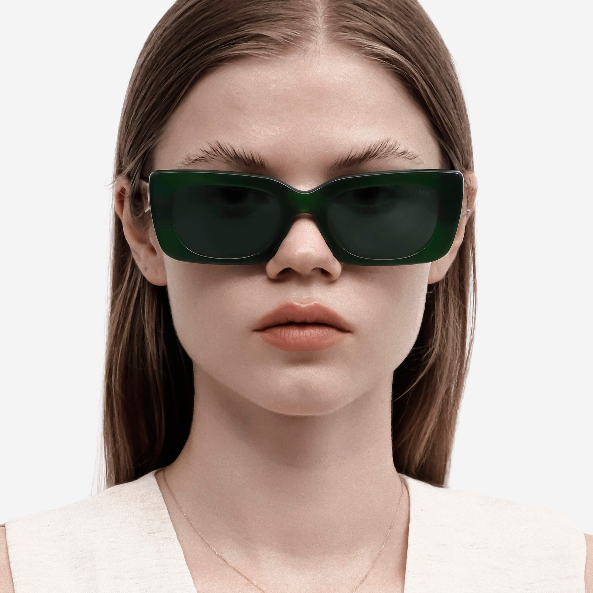 dima sunglass lola cyrstal green frame green lens model 1
