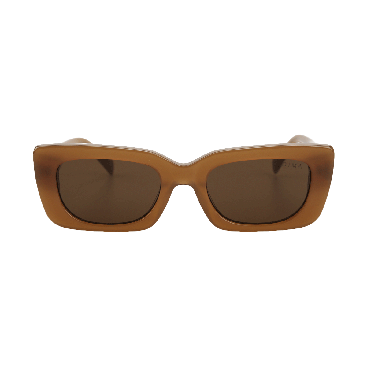 dima sunglass lola honey frame brown lens 1