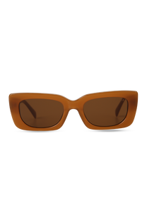 dima sunglass lola honey frame brown lens 1
