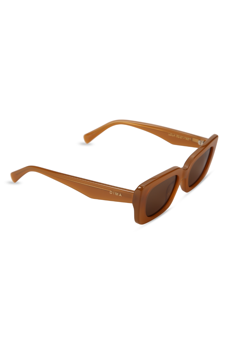dima sunglass lola honey frame brown lens 2