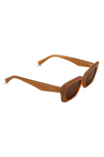 dima sunglass lola honey frame brown lens 2
