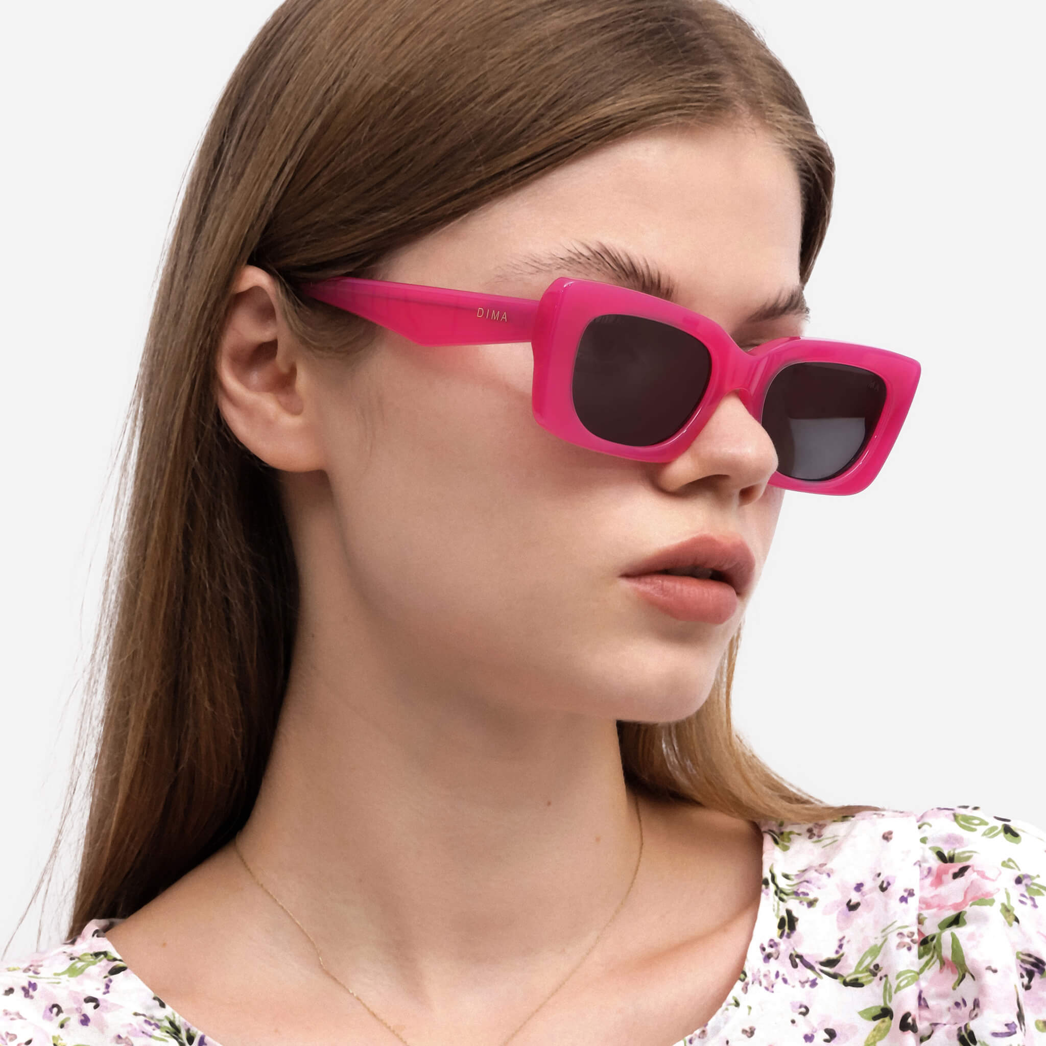 dima sunglass lola rose frame grey lens model 2