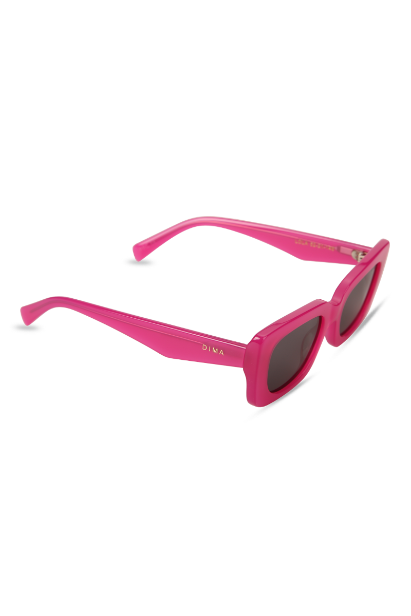 dima sunglass lola rose frame grey lens 2