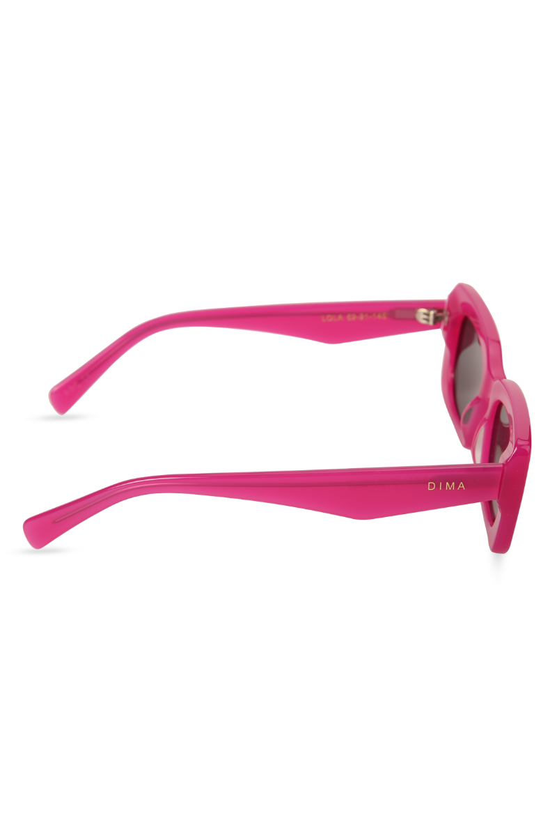 dima sunglass lola rose frame grey lens 3