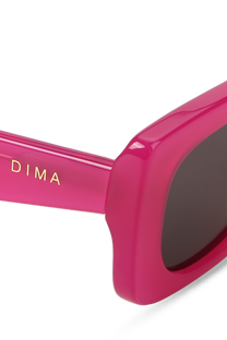 dima sunglass lola rose frame grey lens 4