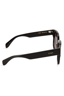 dima sunglass luna black frame grey lens 3