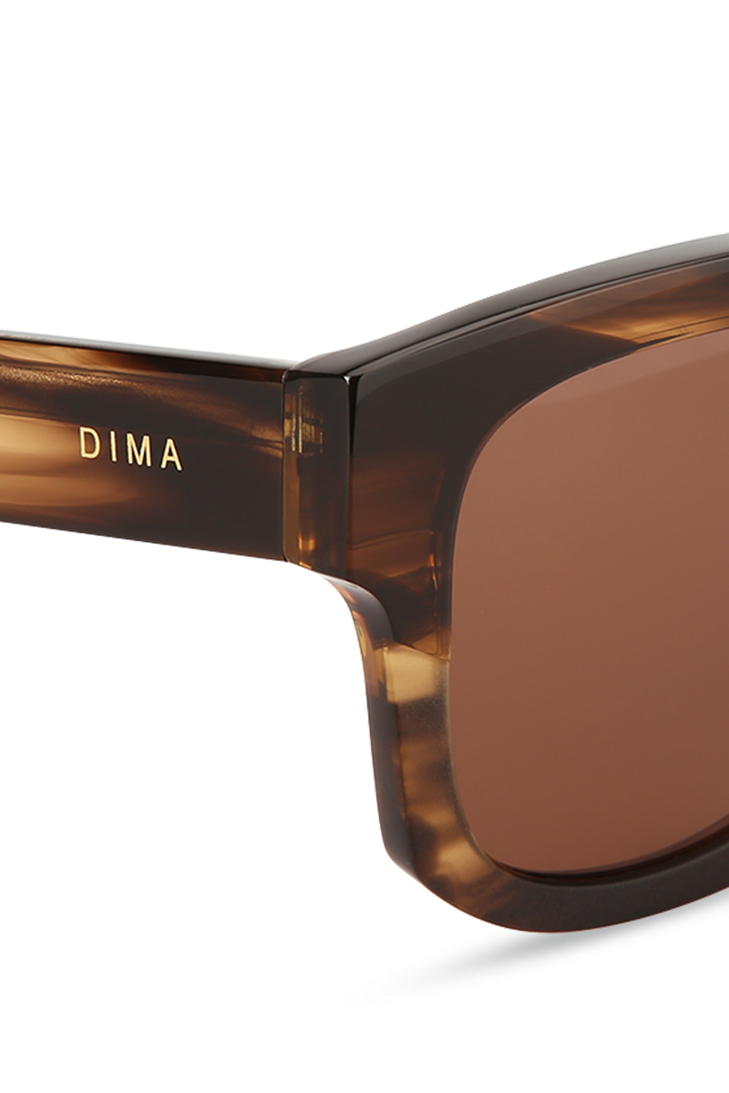dima sunglass luna brown tortoise frame brown lens