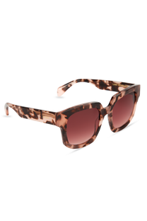 dima sunglass luna pink tortoise frame redwood gradient lens 2