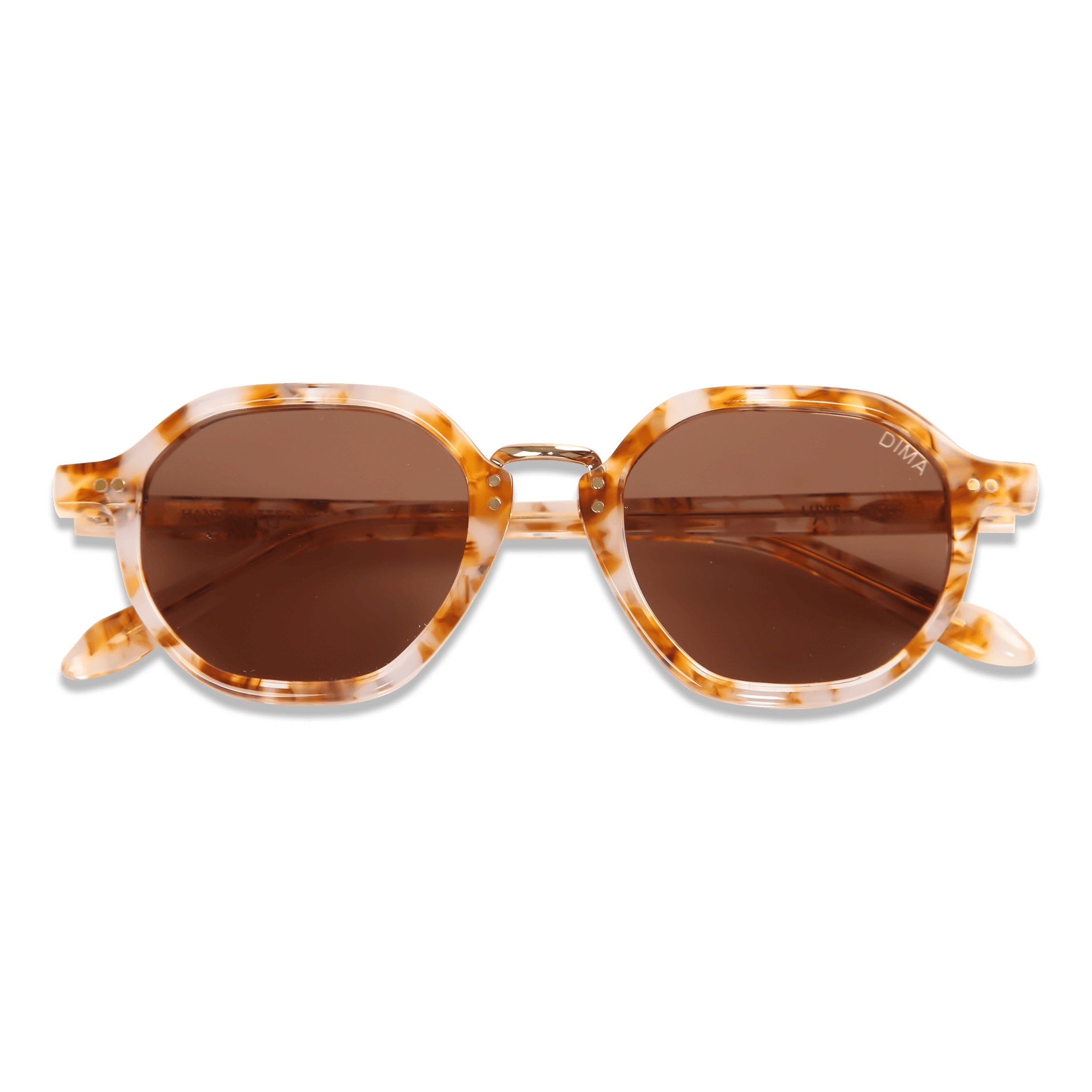  dima sunglass luxis brown pearl frame brown lens 1