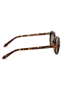 dima sunglass luxis dark tortoise frame grey lens 3