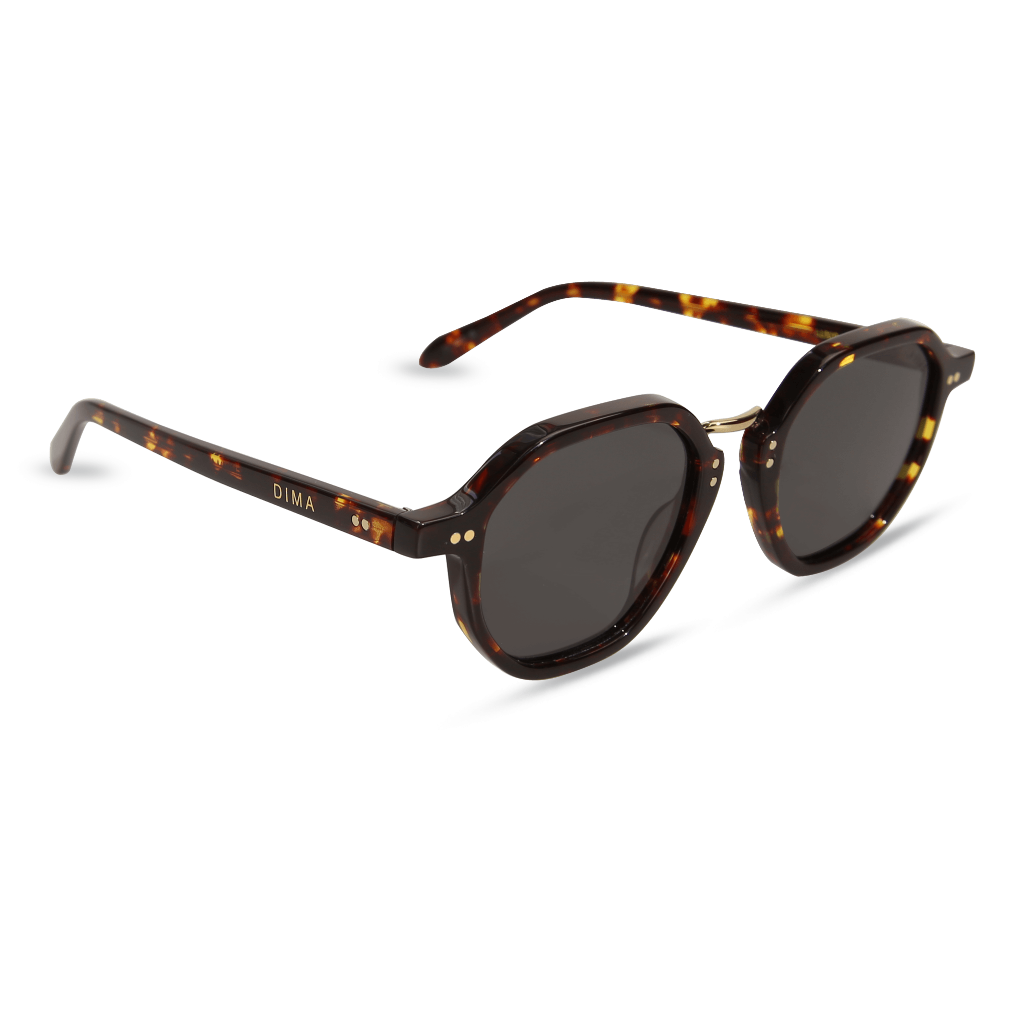 dima sunglass luxis dark tortoise frame grey lens 4