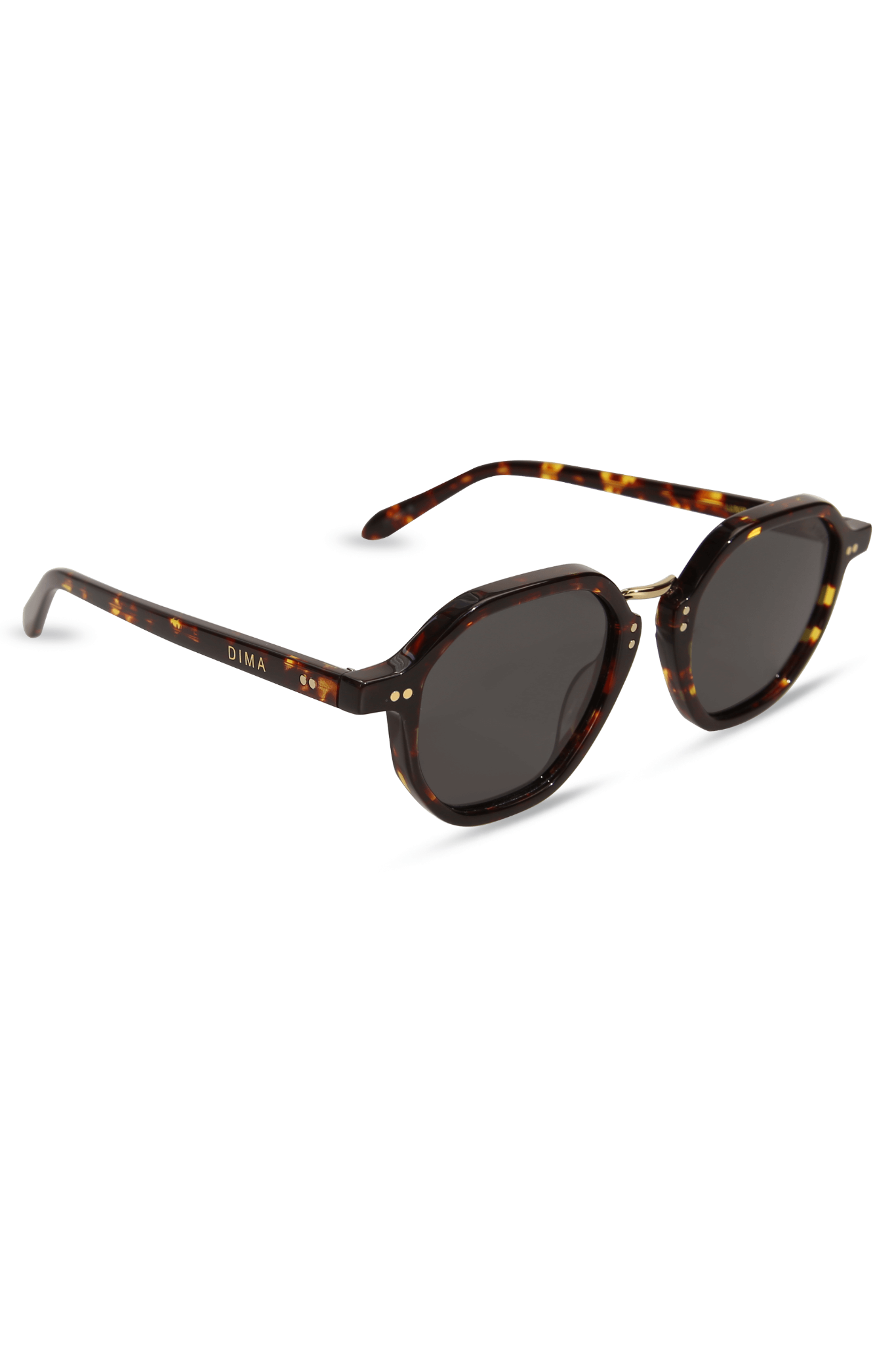 dima sunglass luxis dark tortoise frame grey lens 4