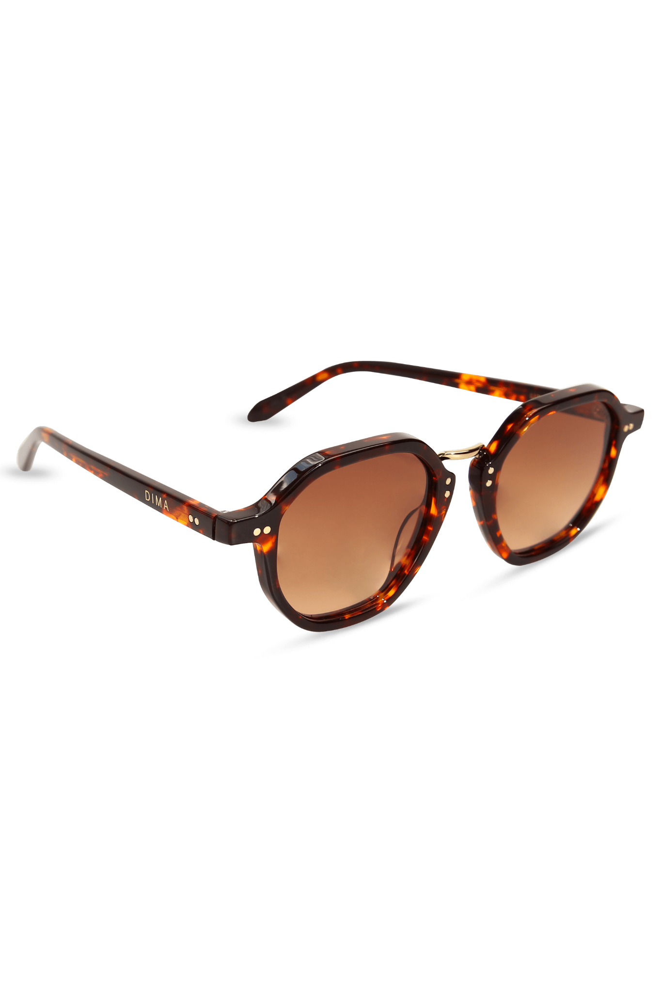 dima sunglass luxis havana frame brown gradient lens 4