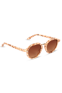 dima sunglass luxis pink pearl frame brown gradient lens 4