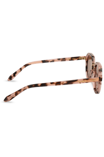 dima sunglass luxis pink tortoise frame pink mirror lens 3