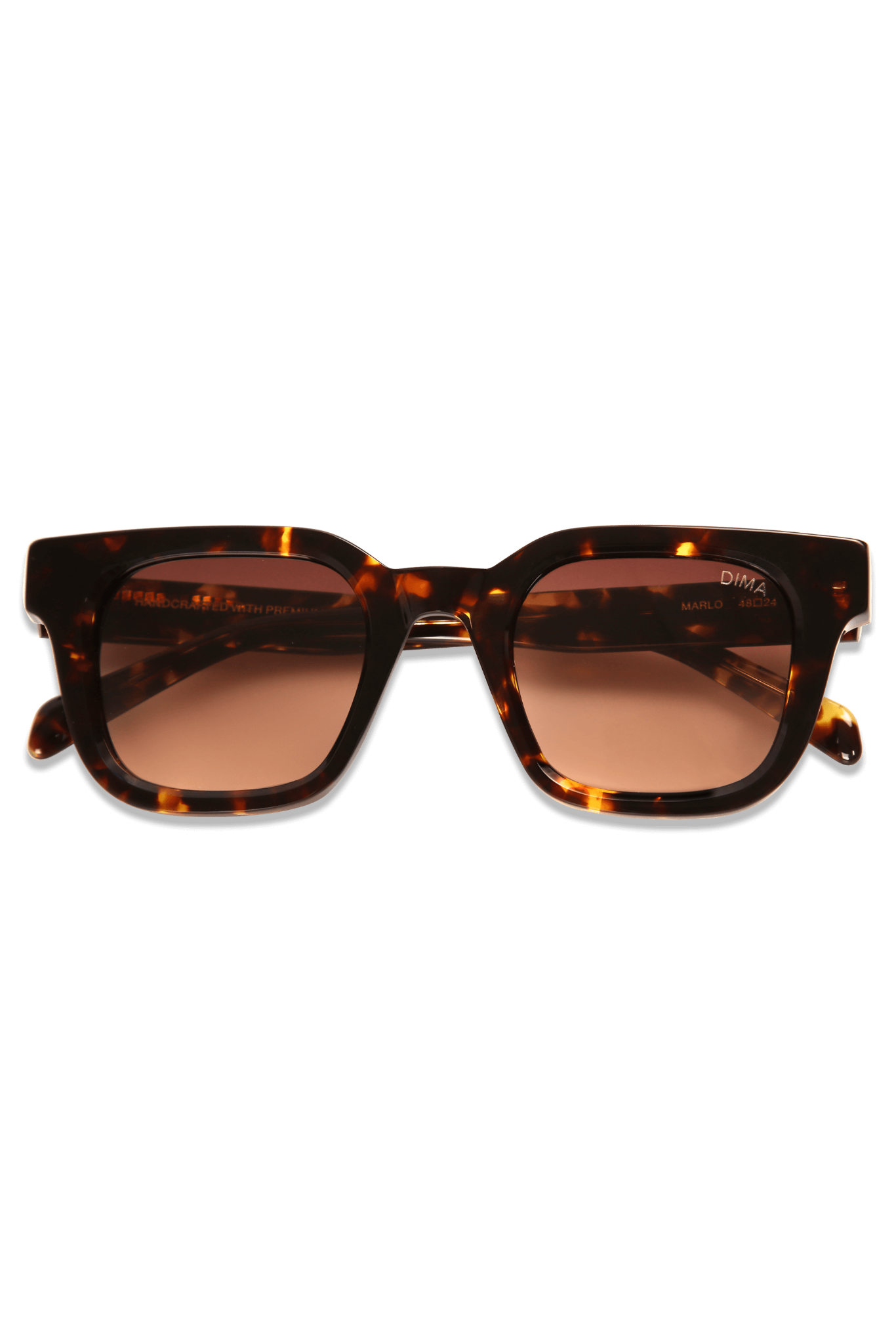 dima sunglass marlo amber tortoise frame brown gradient lens 1