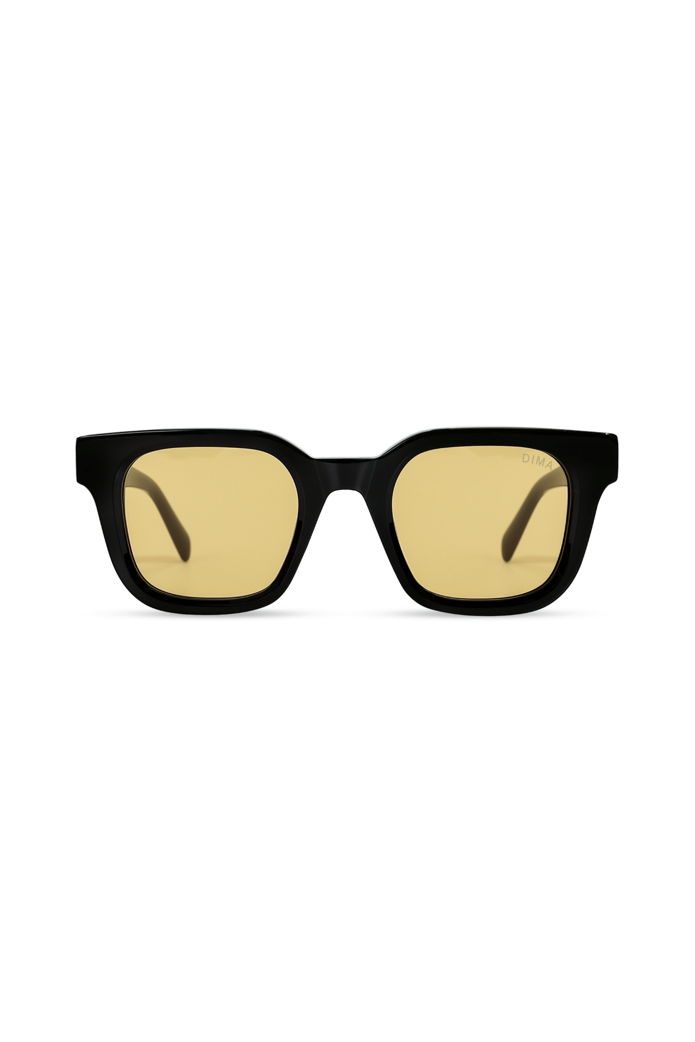dima sunglass marlo black frame yellow lens 2